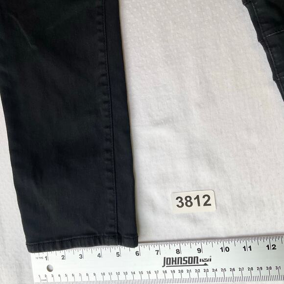 Scott James Men Jeans size W36 x L30 Black Mid Rise Stretch Slim Fit - Picture 5 of 11